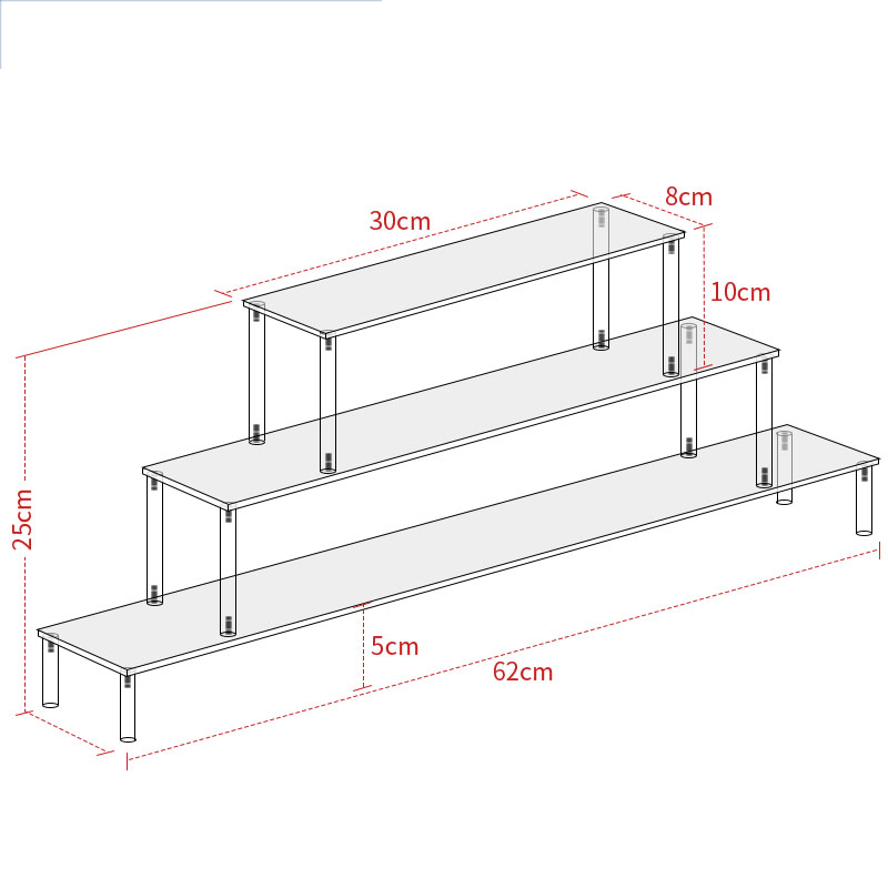 Clear Acryl Display Riser Stand Voor Funko Pop Cijfers, Cupcake Cosmetische Parfum Klei Pop Sieraden Voor Display Stand Organizer
