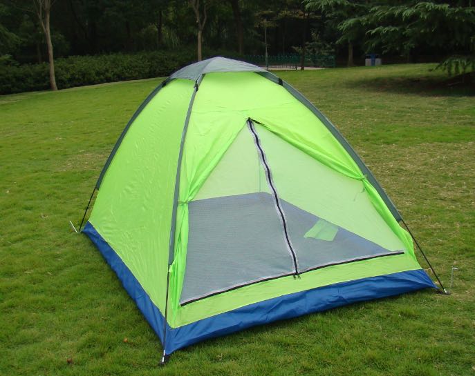 Camping Tent Double Couple Outdoor Single-layer Beach Park Leisure Durable Waterproof Tent: 3