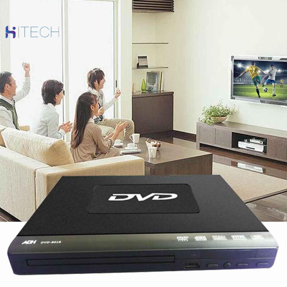 DVD Player with USB + RCA Audio Cable Coaxial Port Black Home