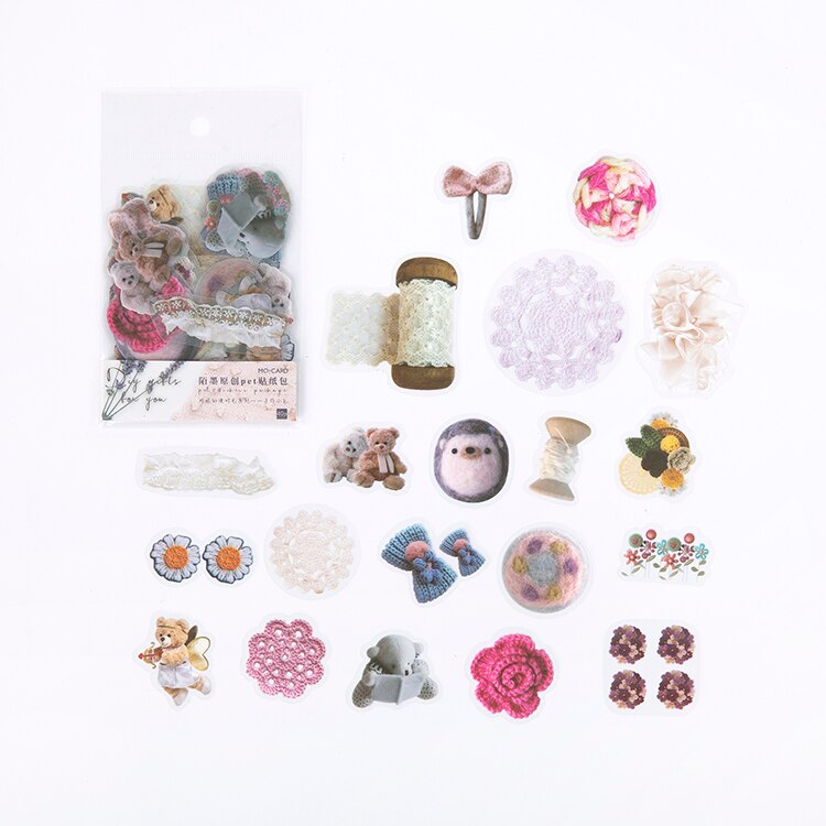 Jenny's Time Series Decorative Stickers Flower mushroom plant butterfly Scrapbooking Stick Label Diary Stationery Album Stickers: 3