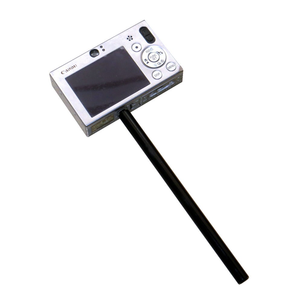 Stativförlängningsförlängningsrör ext 1/4 " -20- trådig metall hd-kameraadapter