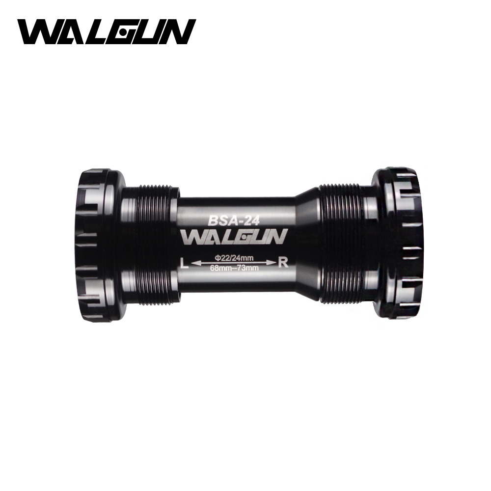 WALGUN Threaded BSA 22mm 24mm Ceramic bike Bottom Brackets Road MTB Mountain Bike BSA24 BB for Ultegra XT GXP Bicycle Crankset