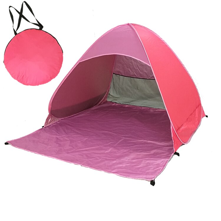 Outdoor Recreation Tourism Tents Automatic Packable Camping Tent UV-protection Pop Up Beach Tent Waterproof Mini Tent: double fight