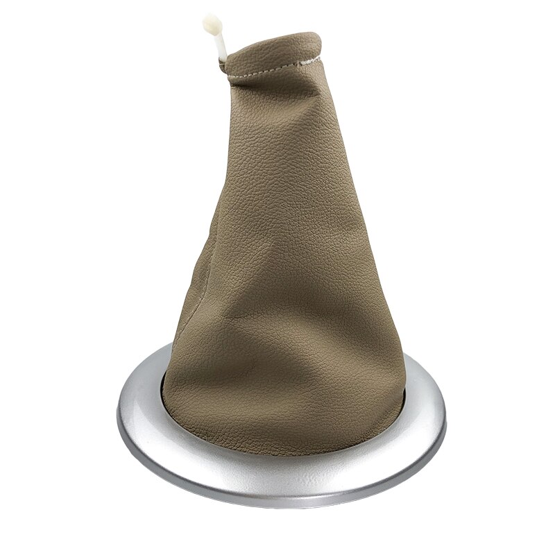 Pomo de palanca de cambios para maletero de Renault Megane 2 MK2 II Sport Tourer II, palanca de cabeza, Collar: Beige Silver