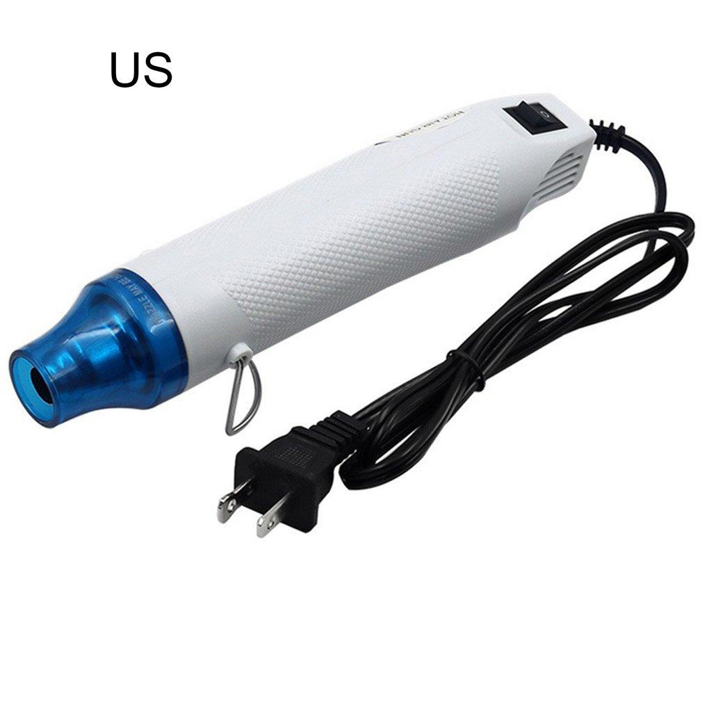 Air Tool Portable Soft Ceramic Shrinking Heat Tool Soft Ceramic Heat Tool For DIY Embossed Powder: 110V / WHITE