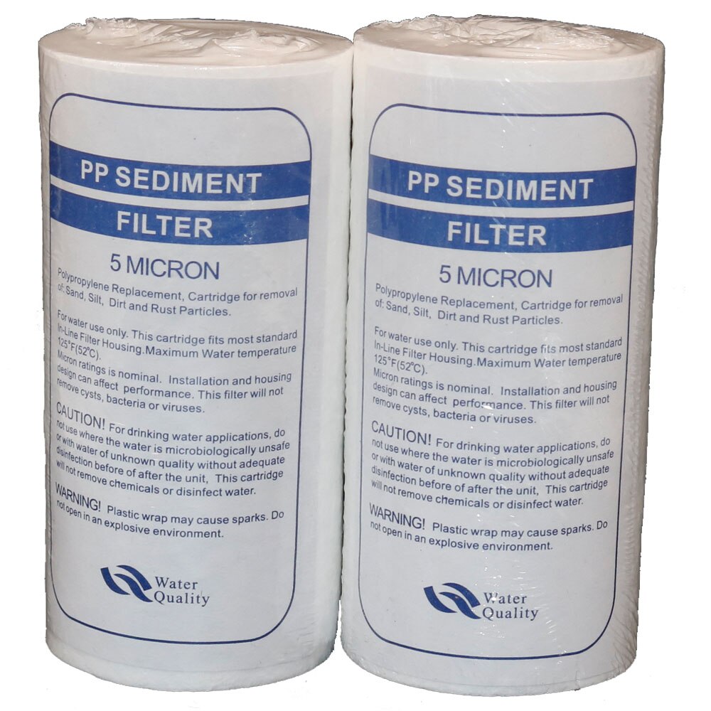 PP Sediment Filter 2.5" x 5" (5 Micron) Polypropylene Replacement PP water Filter Cartridge Cotton Filter 2pcs/lot