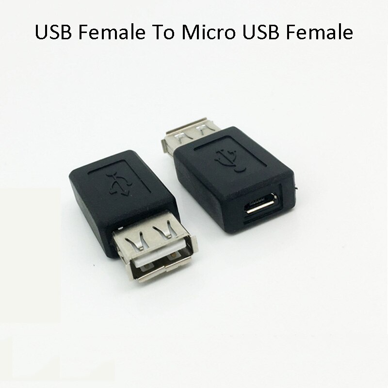 5 stk usb mini usb 5 pin han hun til micro usb usb han hun stik adapter skifter konverter adapter: Usb f til mikro f