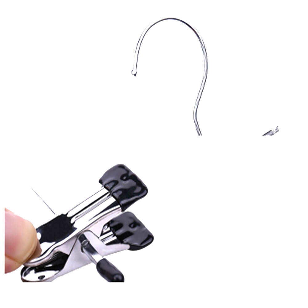 20 stk clips bøjler bukse nederdel frakke bukser bulk rustfrit stål tøj coathangers