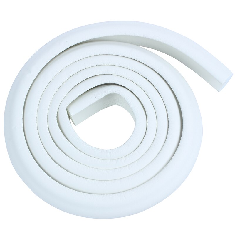 2M Children Protection Table Guard Strip Baby Safety Products Glass Edge Furniture Horror Crash Bar Corner Foam Bumper Collision: White