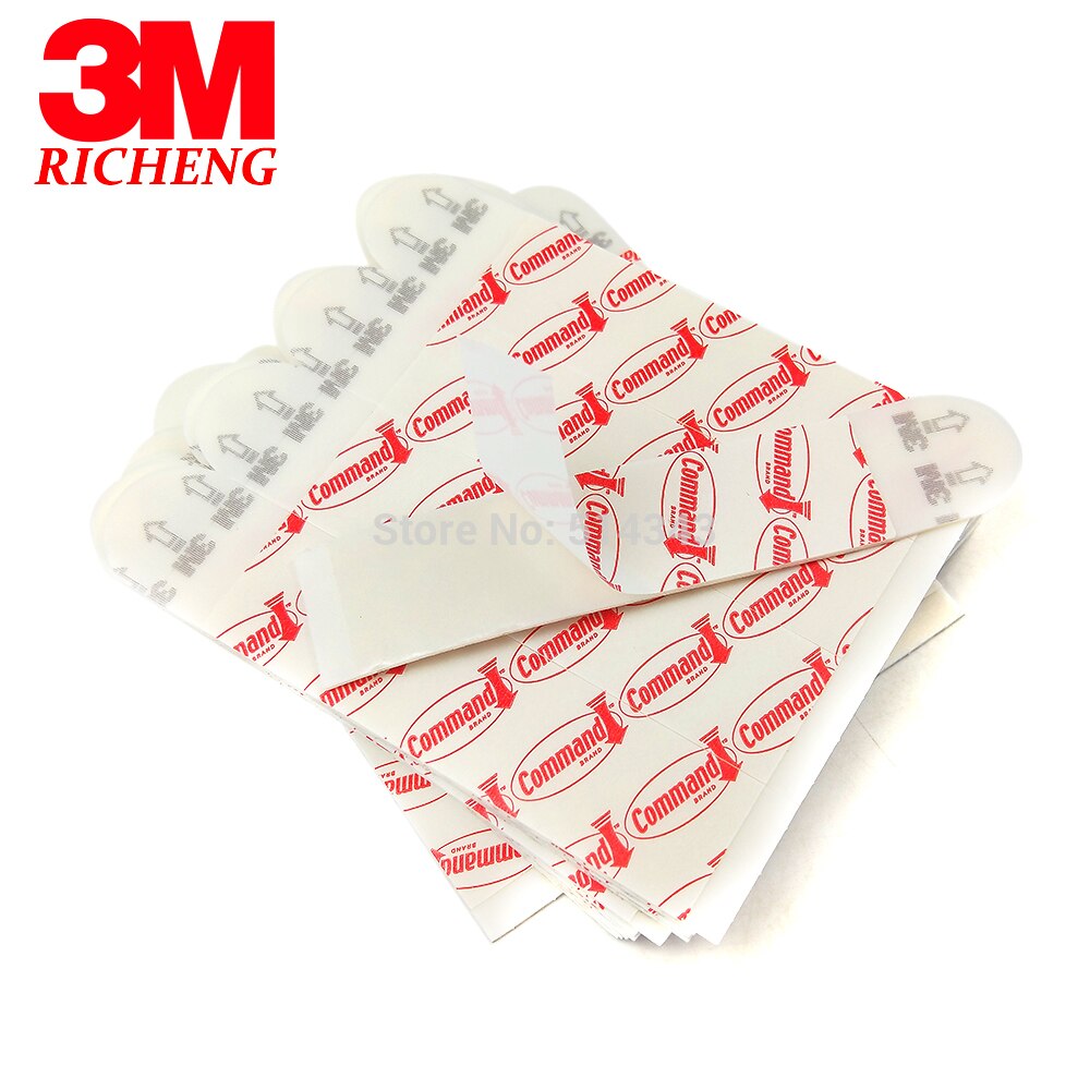 10pcs Large 3M Command Replacement Strips Command Poster Strips 3M Double-sided tape command Refill Strips loose packing