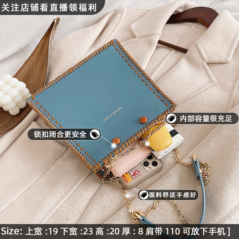 Devil' s2020 voor vriendin breien ketting enkele schouder messenger zelfgemaakte diy materiaal tas