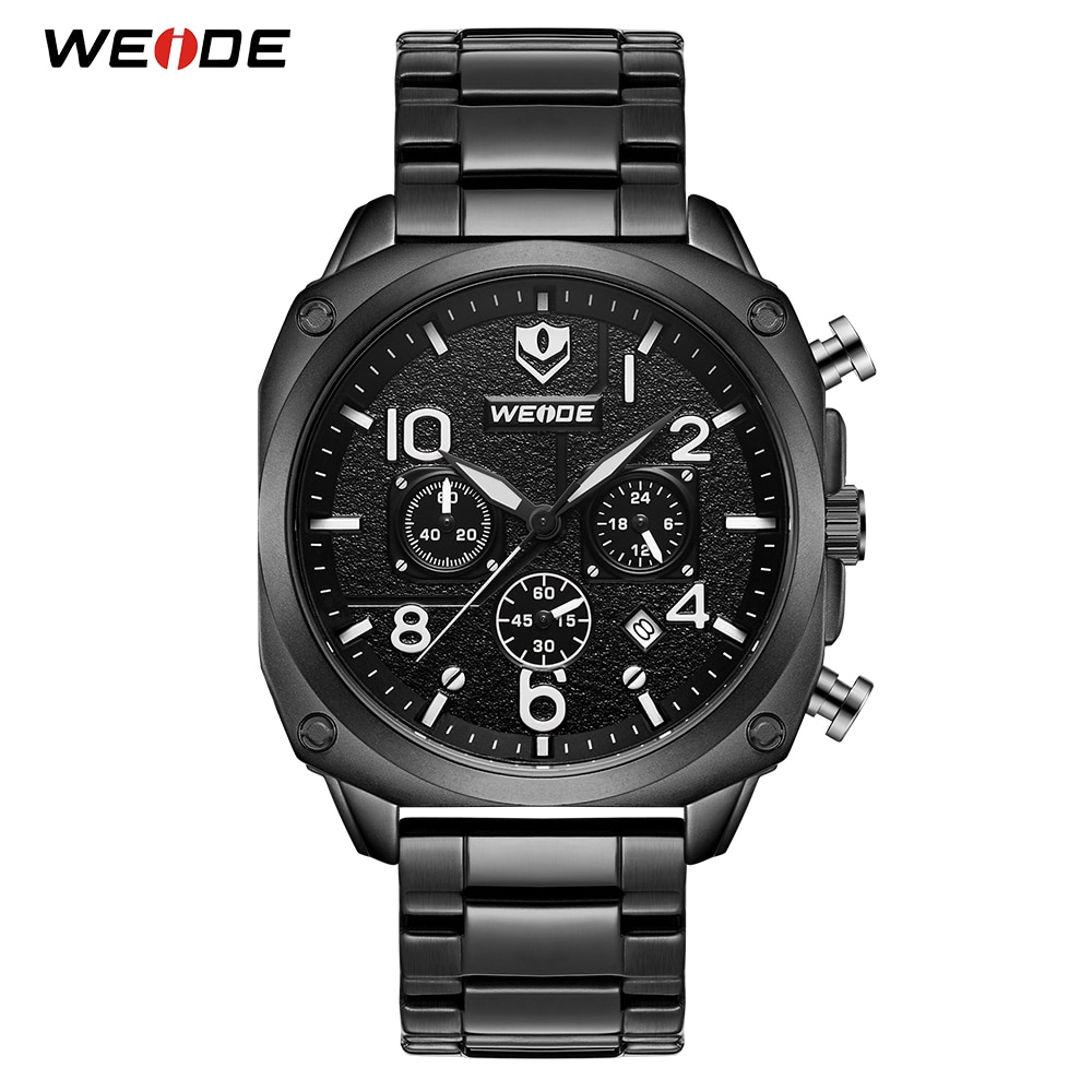 Reloj WEIDE, relojes de cuarzo para hombres, relojes de pulsera militares resistentes al agua deportiva, relojes de hombre, reloj Masculino