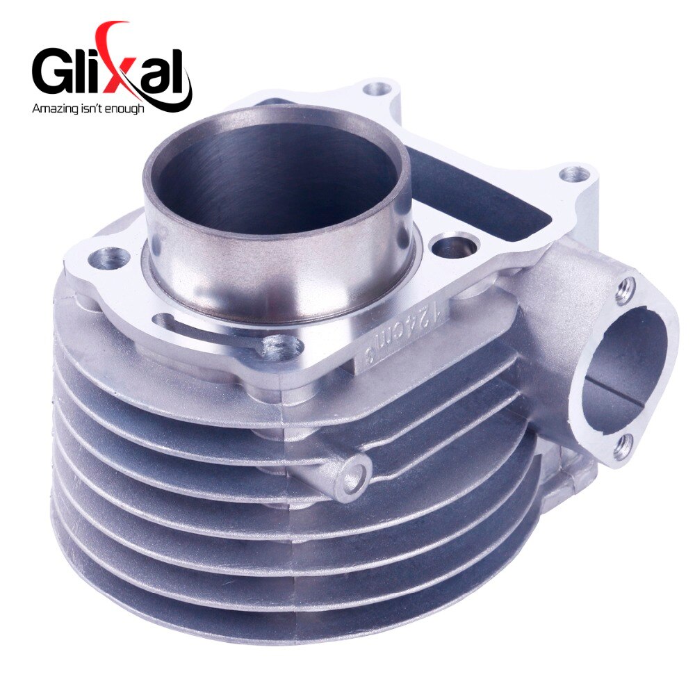 Glixal GY6 125cc Chinese Scooter Engine 52.4mm Cylinder kit with Piston Kit for 4T 152QMI JONWAY ZNEN Roketa ATV Moped