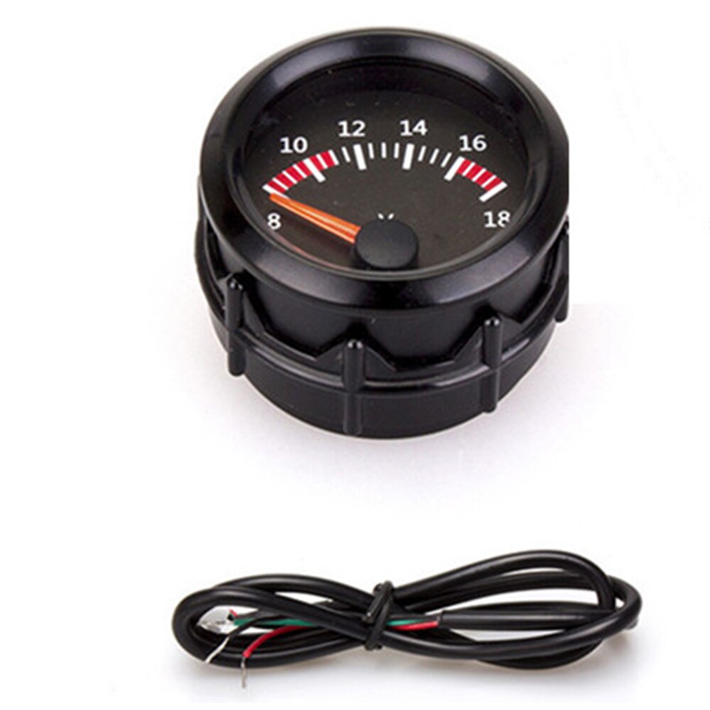 2 "52Mm Auto Gauge Boost/Water Temp/Olie Temp/Olie Druk/Brandstof/Volt gauge/Air Fuel Ratio/Uitlaat Temp Voertuig Meter 12V: Voltage