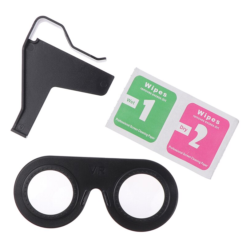 Mini Vouwen Virtual Reality Bril 3D Vr Smartphone Draagbare Ios Android Set: Black