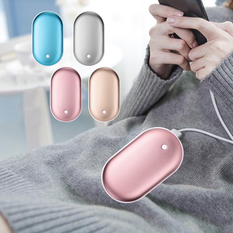 3600 mah aluminiumlegering elektrische kachel handwarmer draagbaar economisch kantoor zak usb warmer reizen buiten telefoon thuis