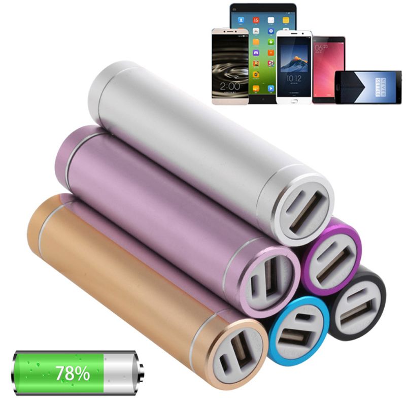 Bærbar multifarvet usb 5v/1a power bank kasse 18650 suite batteri ekstern diy opladningsboks kit universelle mobiltelefoner whosale
