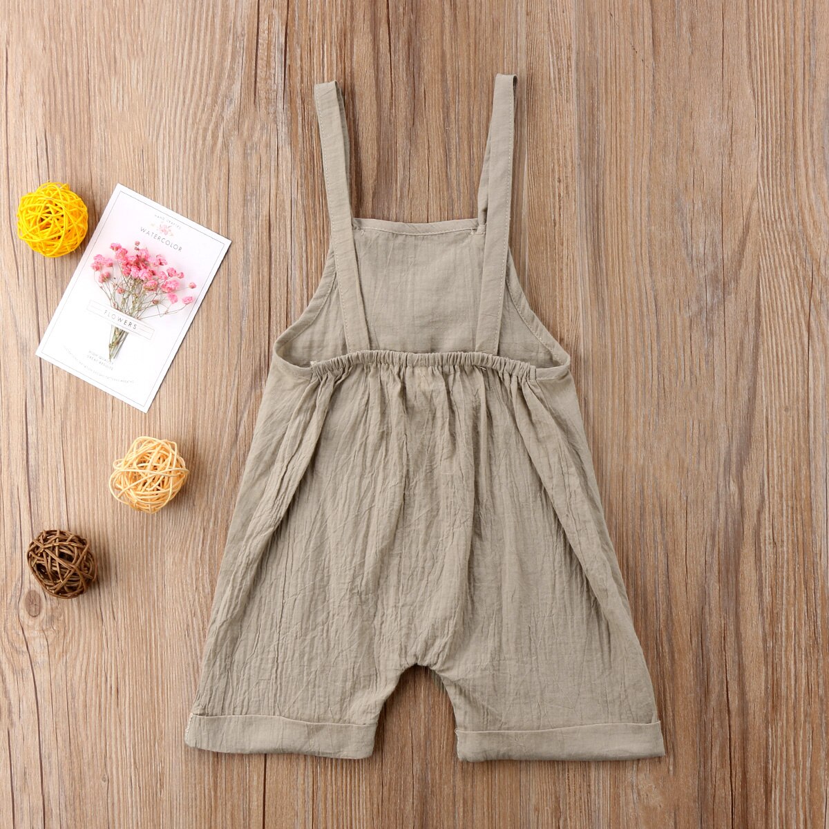 Summer Toddler Kids Boy Girl Bib Pants Romper Jumpsuit Playsuit Outfits Fit For 0-3T