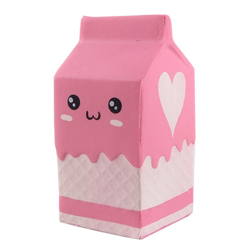 Unicorn Squishies Slow Rising Jumbo Kid Toys Animal Squishy Slow Rising Phone Straps Sweet Scented Bread Cake Toy: 12cm Pink milk