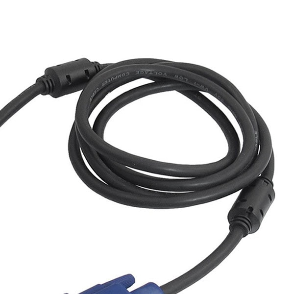 1.5M VGA 15 Pin Male to Male Plug Computer Monitor Cable Wire M/M Cord