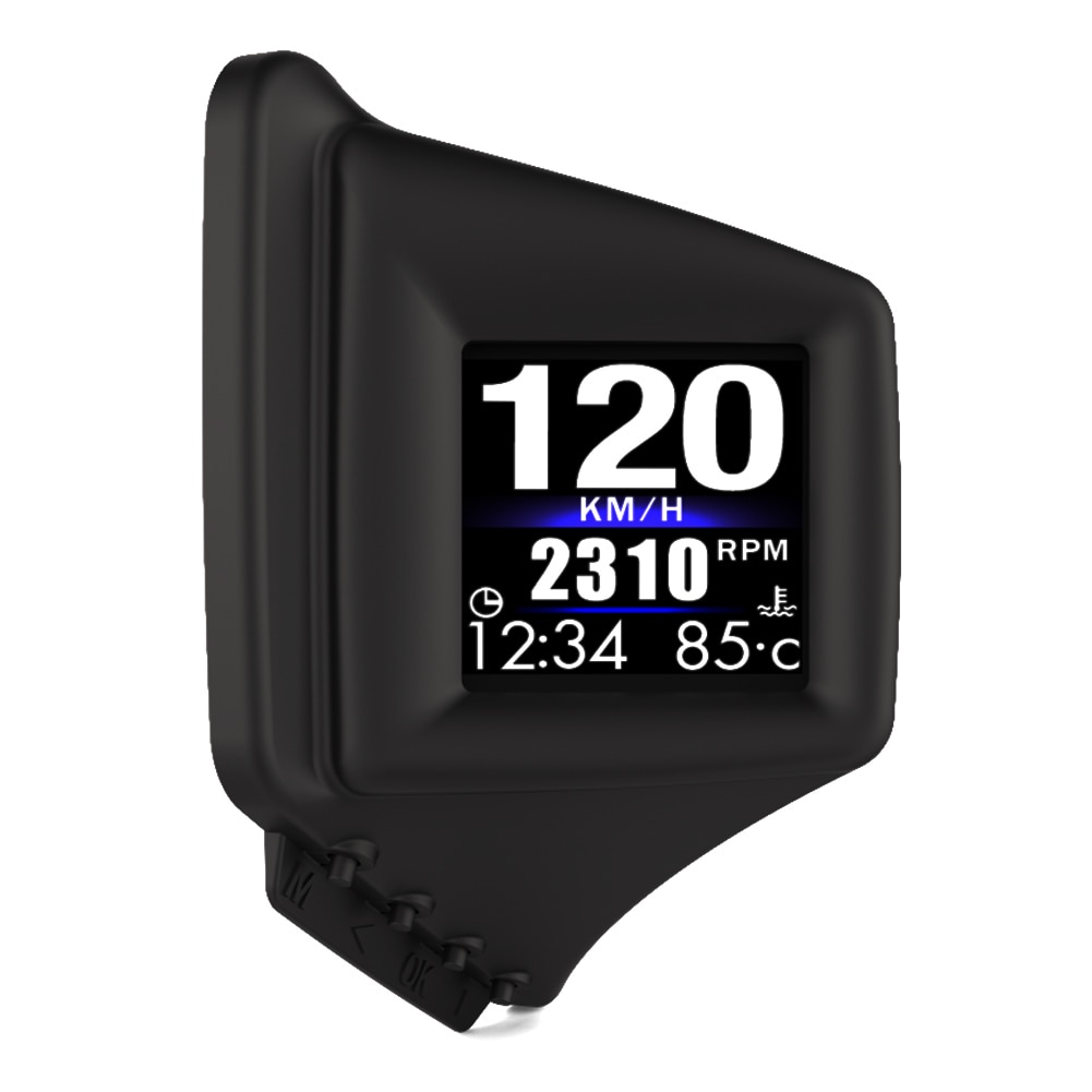 Dual System OBD GPS Car Head-up Display Car Digital Hud GPS Speedometer Odometer Overspeed Alarm Car Speed Projector