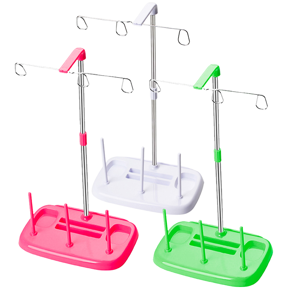 3 Spool Thread Holder Stand Light Weight Embroidery Machine Wire Rack For Domestic Sewing And Embroidery Machine Accessories