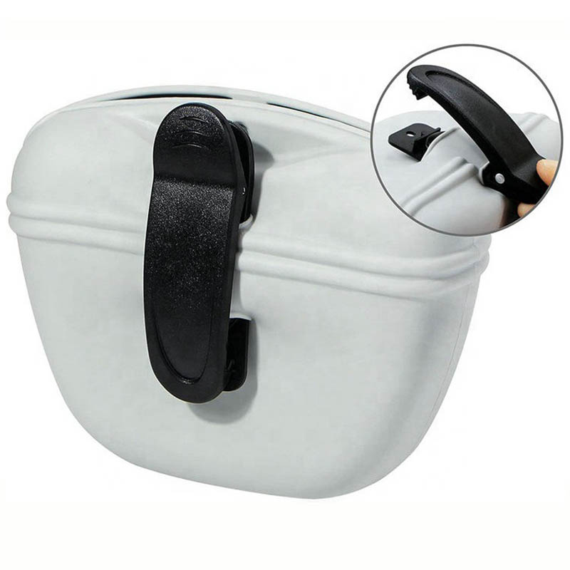 Cangurera de silicona multiusos para perros y gatos, bolsa de almacenamiento de alimentación, suministros de entrenamiento, entrenador, 1 Uds.
