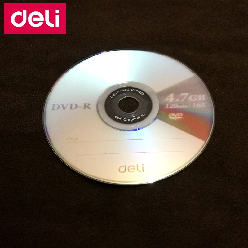 4PCS/LOT Deli 3724 DVD-R blank disc Recordable DVD Single Chip ...