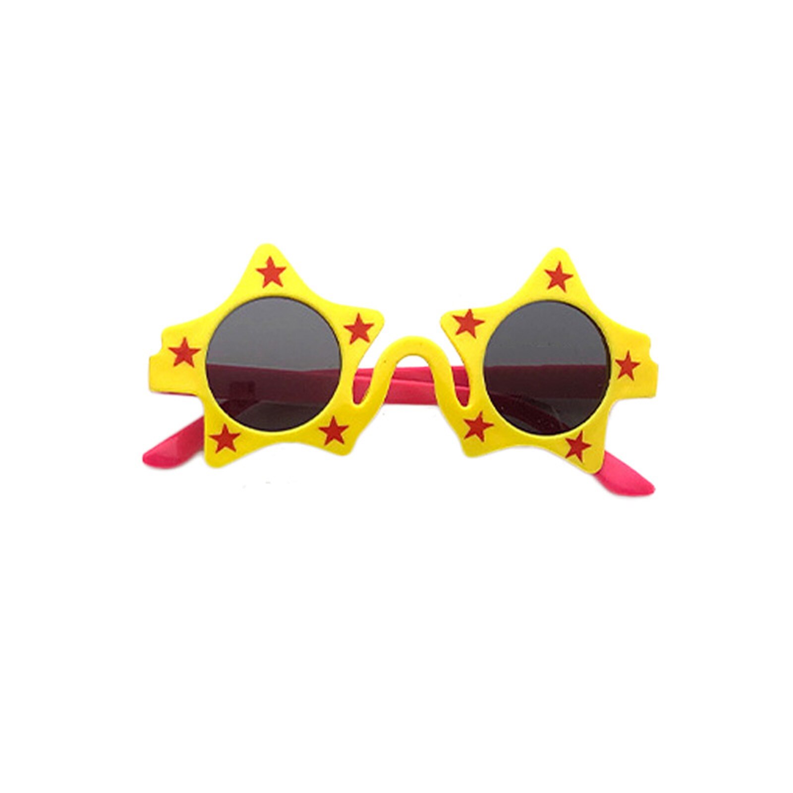 Occhiali da sole per bambini specchio riflettente colorato bambino bambini Baby Boy Girl Star occhiali da sole colorati carini occhiali da sole decorati #4: A