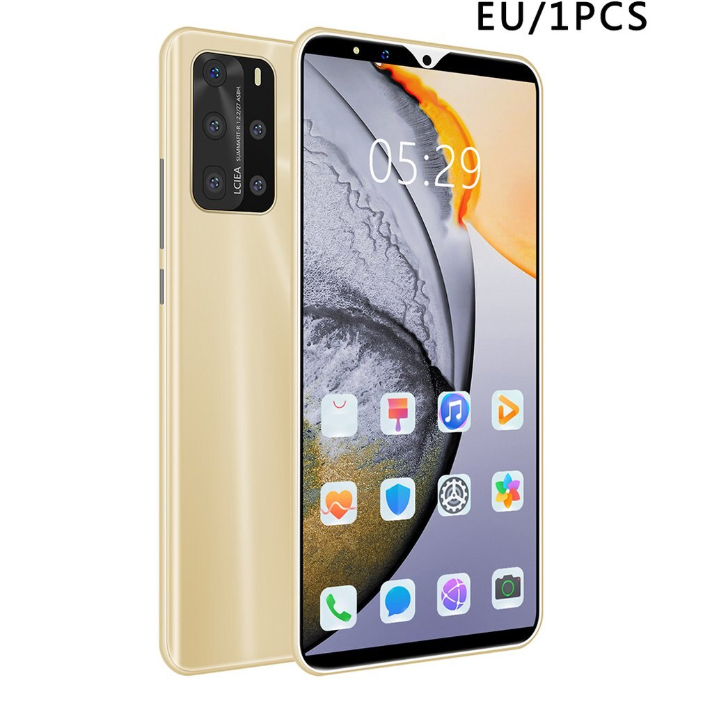 Universale da 5.8 pollici P48PRO smart phone all-in-one Android domestico 1GB + 8GB Dual SIM dual standby Multi-lingua di sostegno: Gold / BRITISH