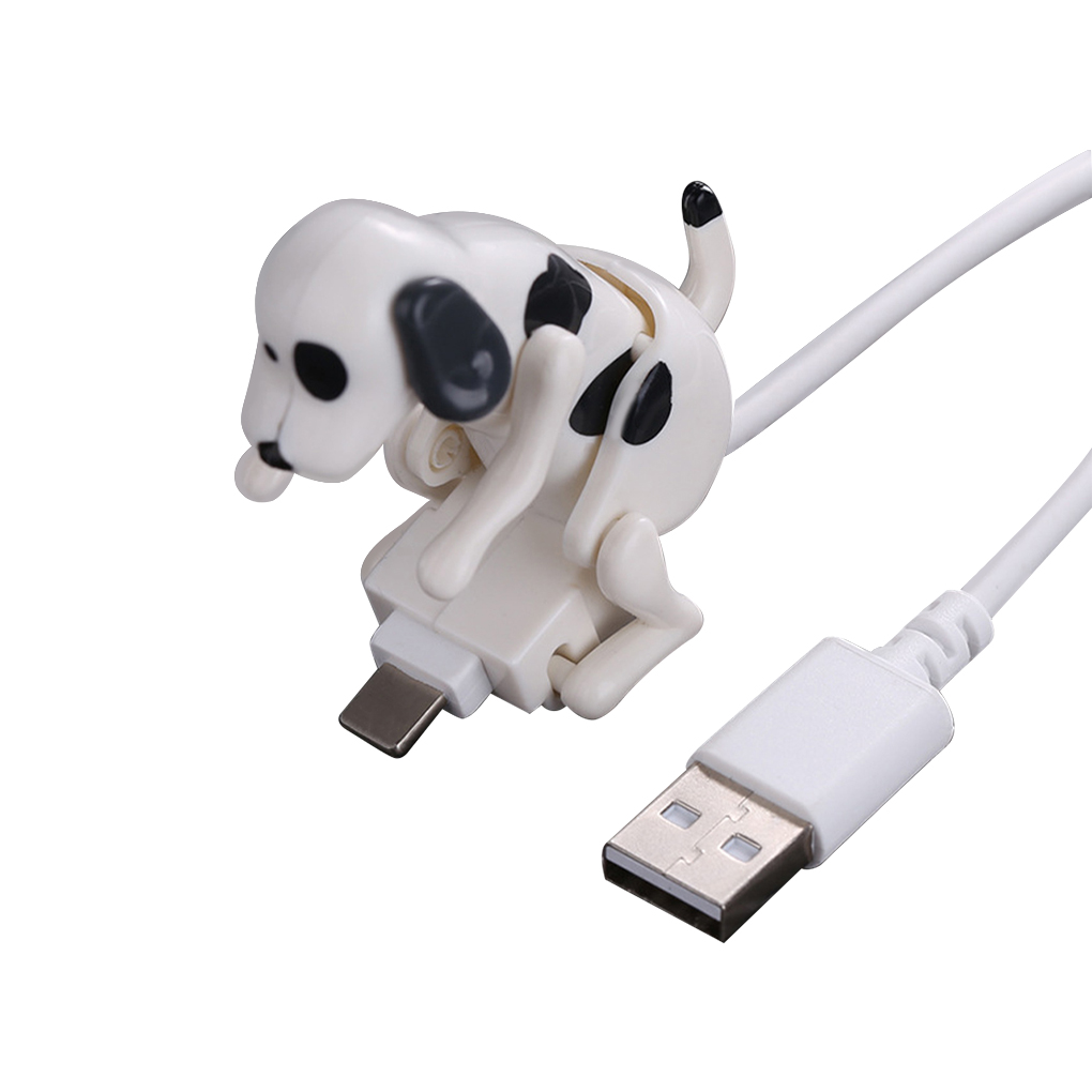 Funny Humping Dog Fast Charger Cable Mini Smartphone Cable Charger 1M Charging Line Cute Micro usb Cable Fast Charging Cable: Android Random Color