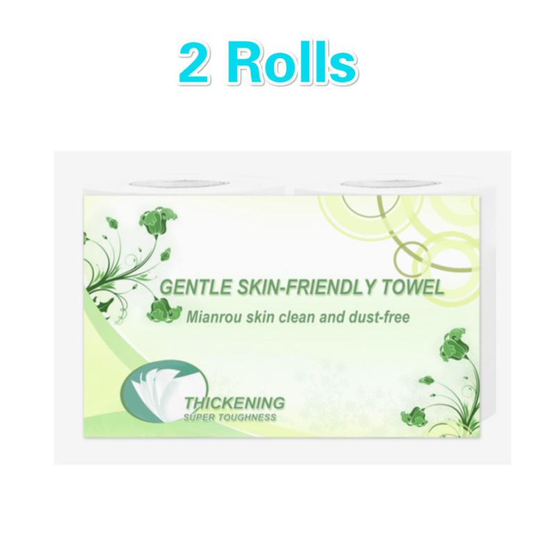 Papel de baño para el hogar, rollo de papel higiénico para baño, papel higiénico blanco, rollo de papel higiénico, rollo de 4 paquetes de papel de 4 capas: 2 ROLLS