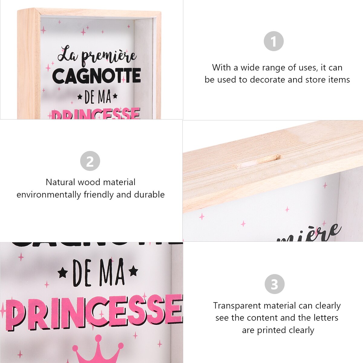 1Pc Opslag Case Charmant Pretty Gorgeous Aantrekkelijke Spaarpot Desktop Ornament Opbergdoos Voor Binnen Indoor Home