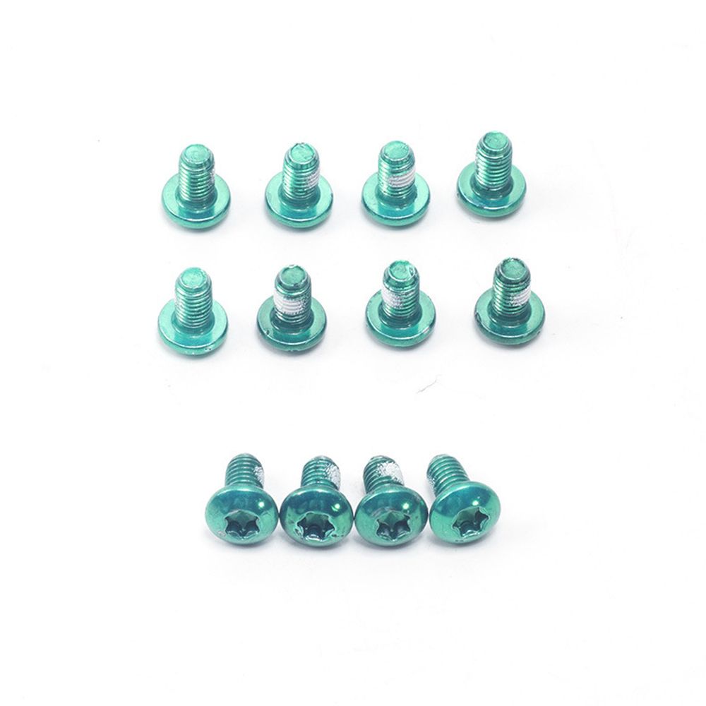 Mountain Bike 12PCS Bicycle Disc Brake Rotor T25 Torx M5x9mm Part Tool Fixing Screws T25 Screw Torx Bolts Bike Torx Screws
