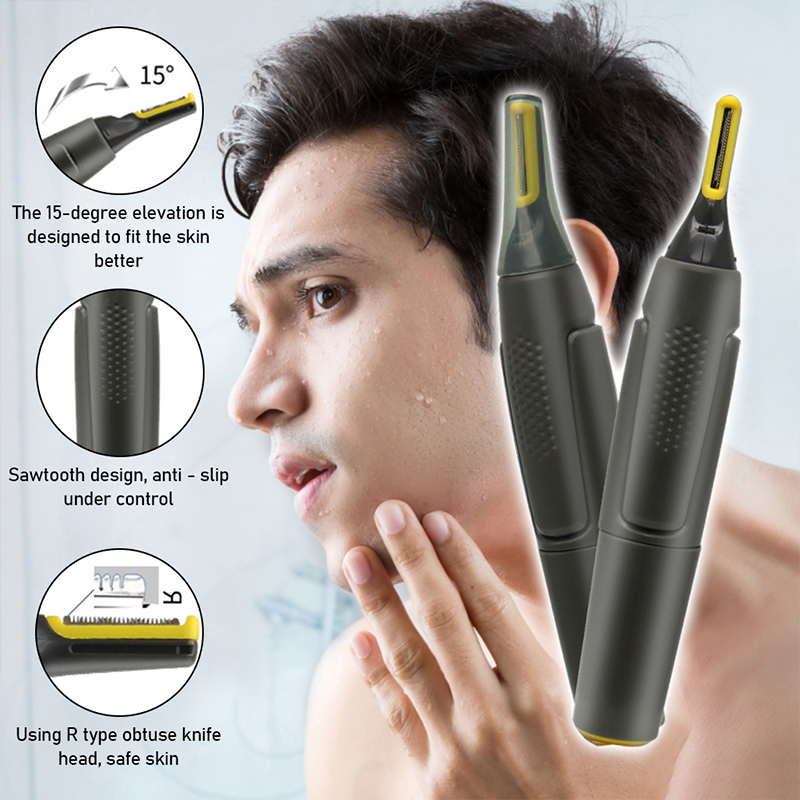 Ultradunne precisietrimmer Elektrische neushaartrimmer Mini draagbare oortrimmer voor mannen Neushaarscheerapparaat Waterdicht Veilig schoon