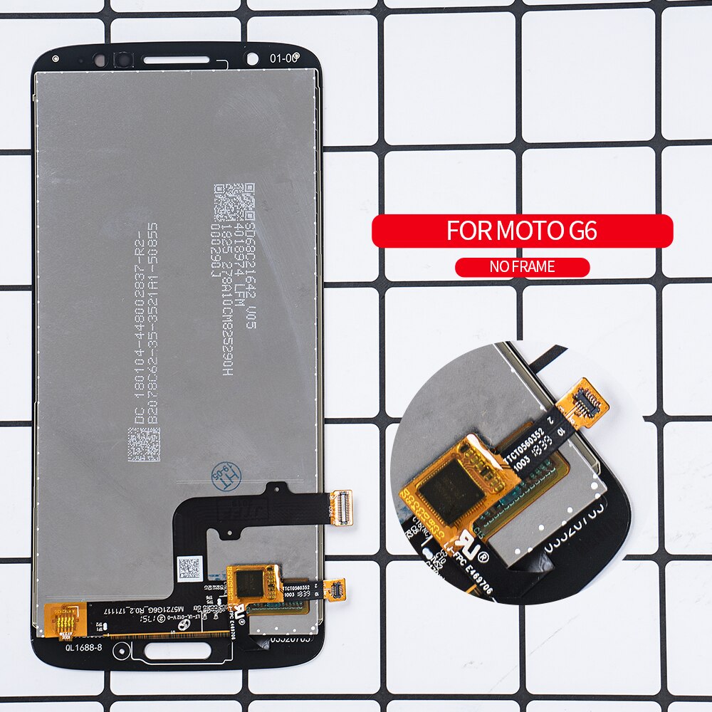 Originele 5.7 "Lcd Voor Motorola Moto G6 Lcd Touch Screen Frame Digitizer Vergadering Voor Moto G6 Display XT1925-3 XT1925-5