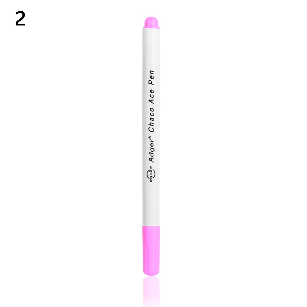 3 stijlen Uitwisbare Pen Water Oplosbare Stof Marker Pen Dubbele Hoofd Verdwijnen Automatisch Stof Marker Pen Art Accessoires: 02