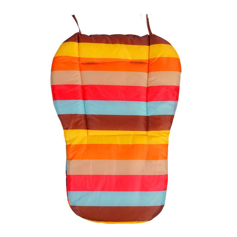 Doppelseitige Regenbogen Wasserdichte Baby Kinderwagen Sitzkissen Bunte Weiche Matratzen Wagen Sitz Pad Kinderwagen matt Zubehör: YYT163