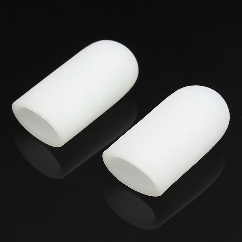 1Pair Silicone Gel Toe Seperator Straightener Toe Cap Tube Protector ...