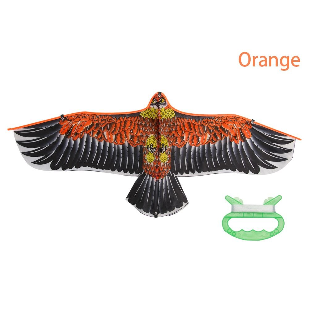 11M Eagle Kite Met 30 Meter Kite Lijn Grote Vliegtuig Adelaar Vliegende Vogel Vliegers Kinderen Beste Cadeau Familie Uitstapjes tuin Outdoor Sport: orange-