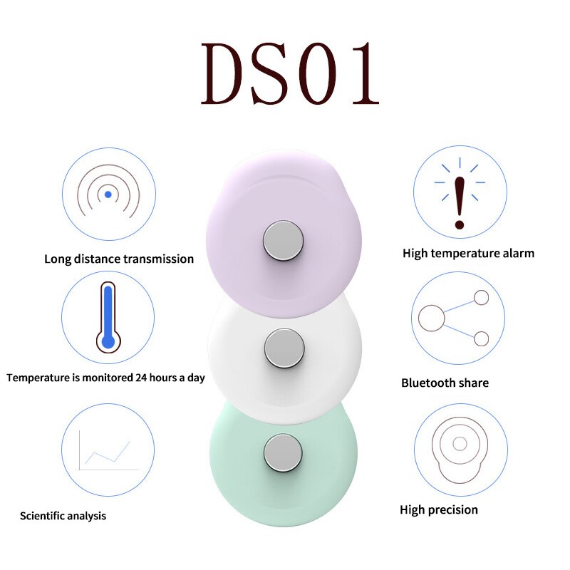 APP Automatic Thermometers Smartphone Thermometer Body Temperature Baby Temperature Sensor Electronic Bluetooth Thermometer