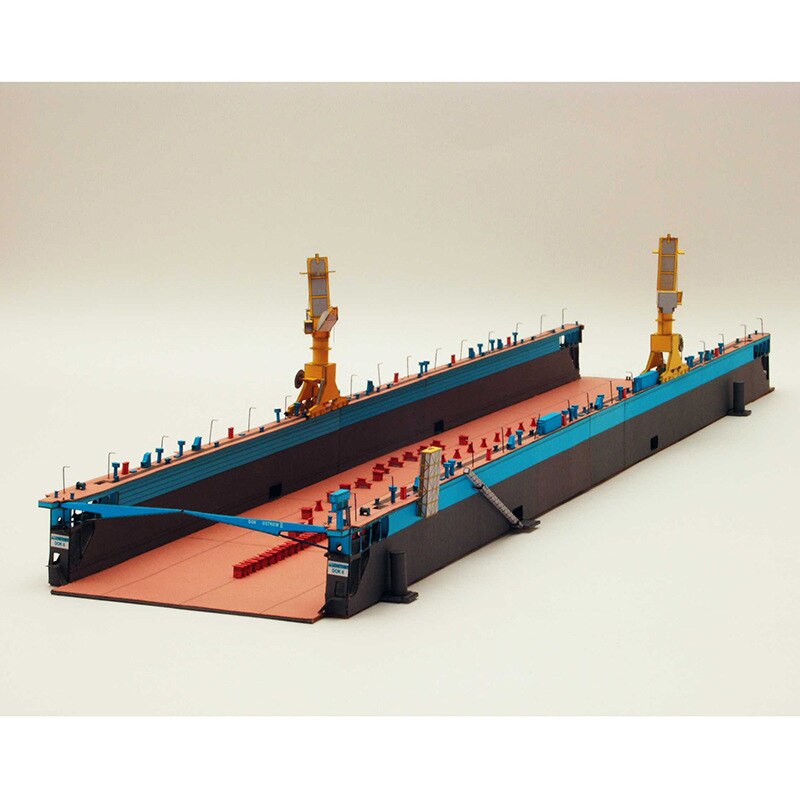 1:400 Polish Ostrow Ii Drijvende Dock Papier Model