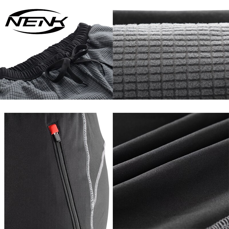 NENK kolarstwo rowerowe spodnie rowerowe męskie termiczne polarowe spodnie rowerowe sprzęt wiatroszczelne spodnie sportowe zimowe jesienne spodnie