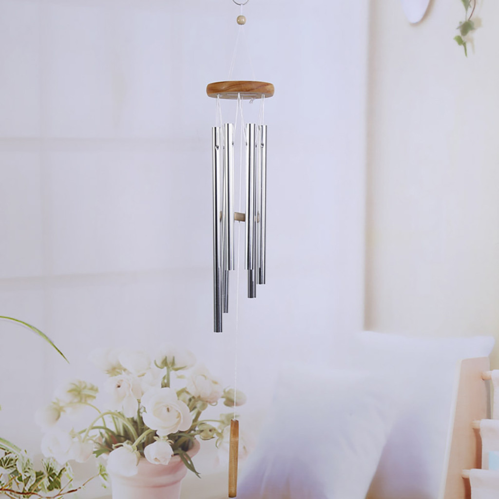 6 Tubes Wind Chimes Antique Amazing Grace Deep Resonant Chapel Bells Windchime Door Wall Hanging Home Decor Campanula #YJ