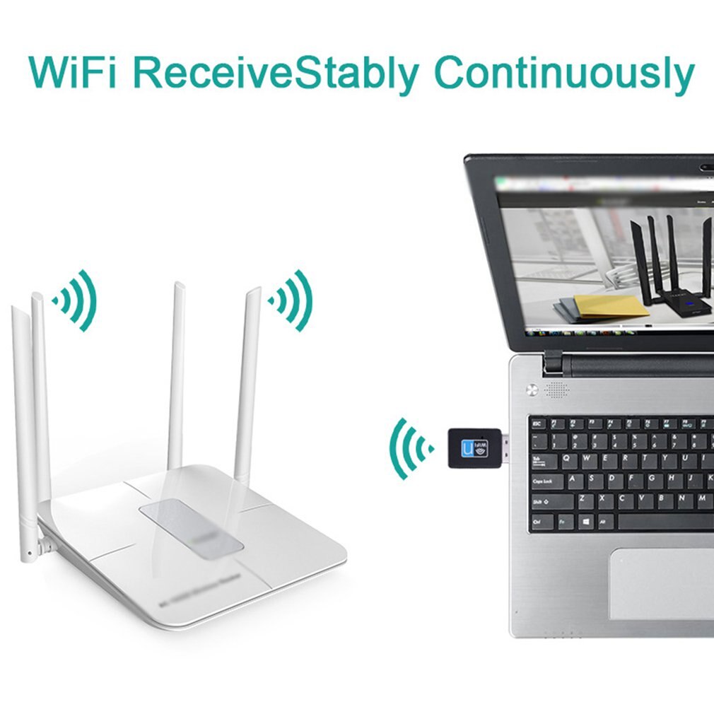 USB WiFi Adapter USB Ethernet WiFi Dongle 150Mbps Lan USB Wi-Fi Adapter PC Antena Wi Fi Receiver AC Wireless Network Card