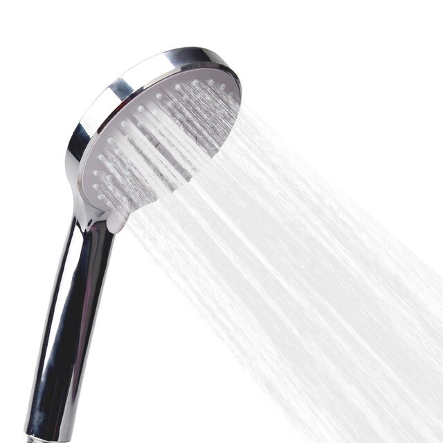 Zhang Ji Patented Efficient High Pressure Shower Head Water Saving Massage Nozzle Rainfall Bathroom Handheld Shower Head: Navy Blue
