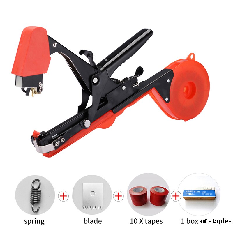 Tying Machine Garden Tools Plant Branch Hand Tying Vegetable Tapetool Tapener Tool Tying Branch Bind: set B