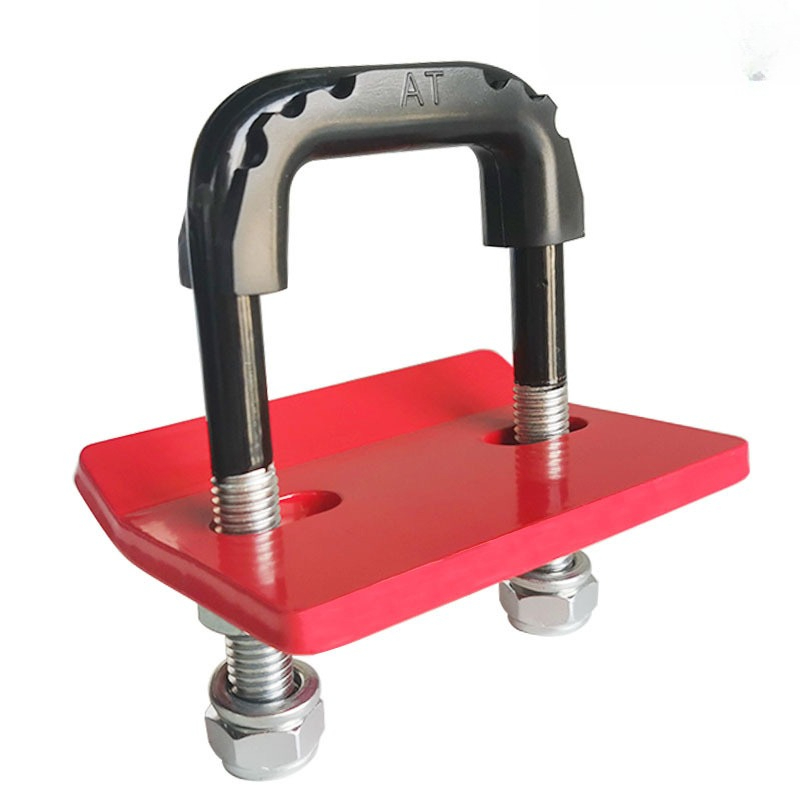 Trailer Damper U-Bolt Heavy-Duty General Anti-Rattle Stabilizer Hitch Tightener Lock Down Tow Clamp Trailer Couplings Parts: Red