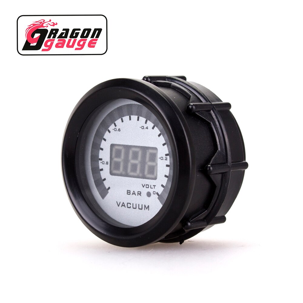 「 smok 」 2 Cal lub 52mm wakuometr doprowadziło cyfrowy z funkcją napięcia fabryka sprzedaży licznik samochodowy dla 12 v strojenie samochodu Accessorie