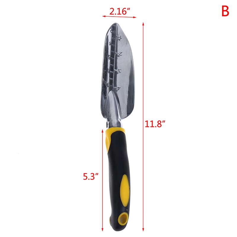 ! Garden Lawn Farmland Transplant Gardening Bonsai Tool Garden Tool Hand Trowel Weeder Tools With Ergonomic Handle: 1pcs  B